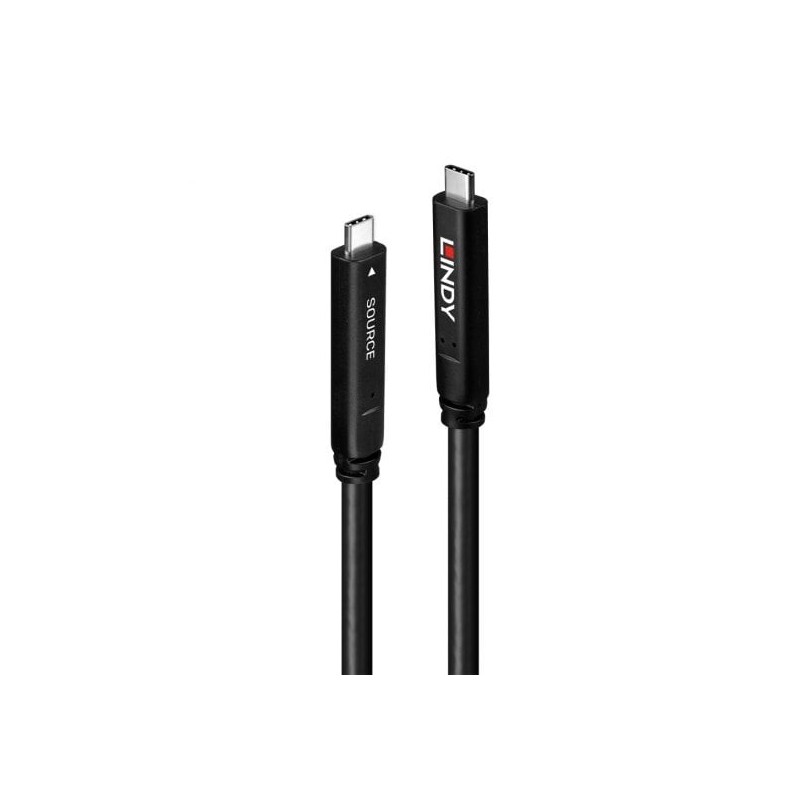 Lindy Câble Hybride Type C USB 3.2 5Gbit s, 10m (2 lanes)