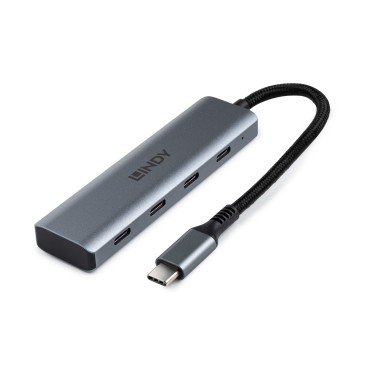 Lindy Hub USB 3.2 Gen 2 Type C 4 ports