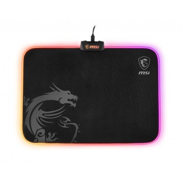 MSI AGILITY GD60 tapis de souris Tapis de souris de jeu Noir, Gris