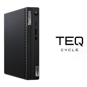 Teqcycle Lenovo Thinkcentre M70Q Intel® Core™ i5 i5-10400T 16 Go DDR4-SDRAM 256 Go SSD Windows 11 Pro Mini PC Noir