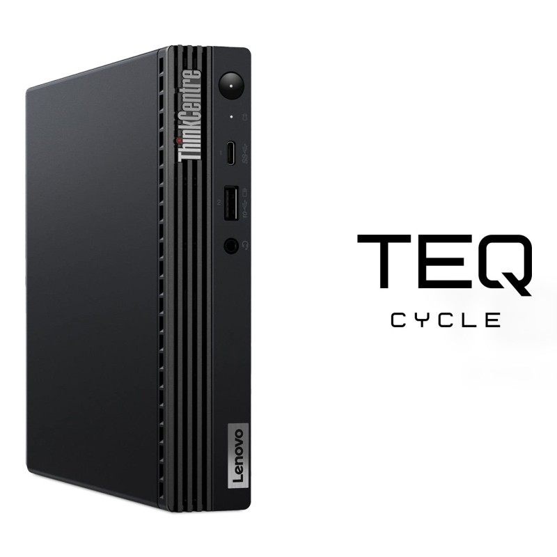 Teqcycle Lenovo Thinkcentre M70Q Intel® Core™ i5 i5-10400T 16 Go DDR4-SDRAM 256 Go SSD Windows 11 Pro Mini PC Noir