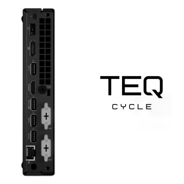 Teqcycle Lenovo Thinkcentre M70Q Intel® Core™ i5 i5-10400T 16 Go DDR4-SDRAM 256 Go SSD Windows 11 Pro Mini PC Noir