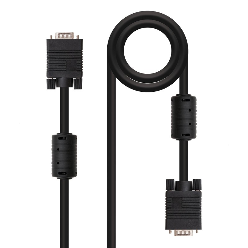 Nanocable 10.15.0103 câble VGA 3 m VGA (D-Sub) Noir