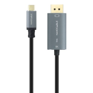 Nanocable 10.15.5022 câble vidéo et adaptateur 2 m USB Type-C DisplayPort Noir