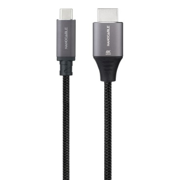 Nanocable 10.15.5262 câble vidéo et adaptateur 1,8 m USB Type-C HDMI Noir