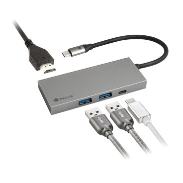 NGS WONDER DOCK4 PRO USB Type-C 5000 Mbit s Aluminium