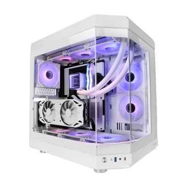 Mars Gaming MC-3T Midi Tower Blanc