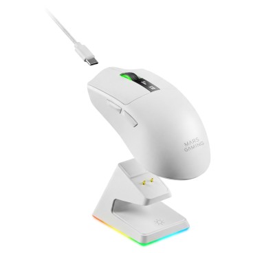 Mars Gaming MMWELITEW souris Droitier Bluetooth Optique 20000 DPI