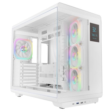 Mars Gaming MCREVPROW unité centrale Midi Tower Blanc