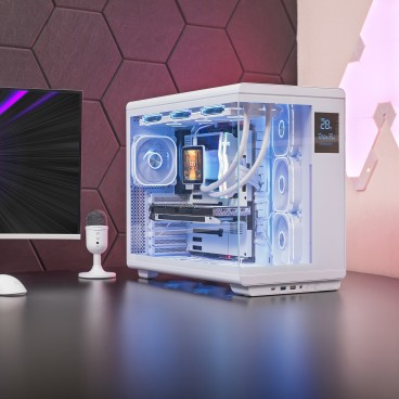 Mars Gaming MCREVPROW unité centrale Midi Tower Blanc
