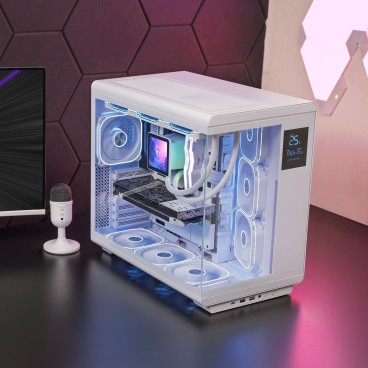 Mars Gaming MCREVPROW unité centrale Midi Tower Blanc
