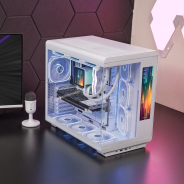 Mars Gaming MCREVMAXW unité centrale Midi Tower Blanc