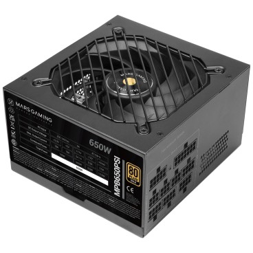 Mars Gaming MPB650PSI unité d'alimentation d'énergie Noir