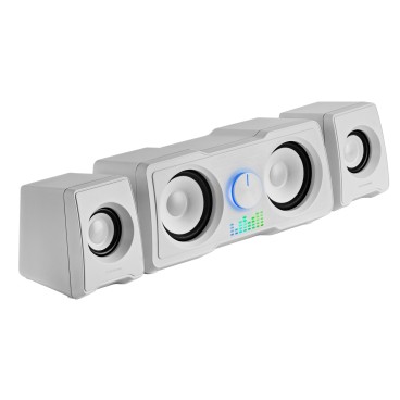 Mars Gaming MS22W haut-parleur Blanc Avec fil 35 W