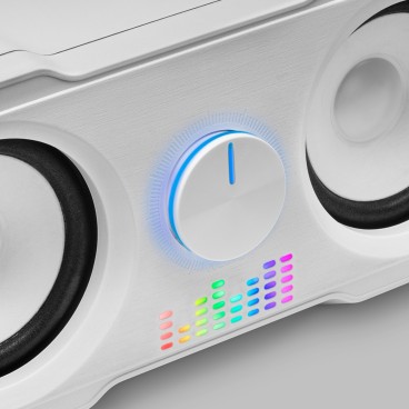 Mars Gaming MS22W haut-parleur Blanc Avec fil 35 W