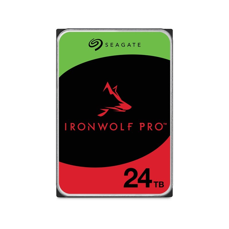 Seagate IronWolf Pro ST24000NT002 disque dur 24 To 7200 tr min 512 Mo 3.5" Série ATA III