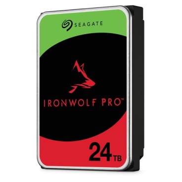 Seagate IronWolf Pro ST24000NT002 disque dur 24 To 7200 tr min 512 Mo 3.5" Série ATA III