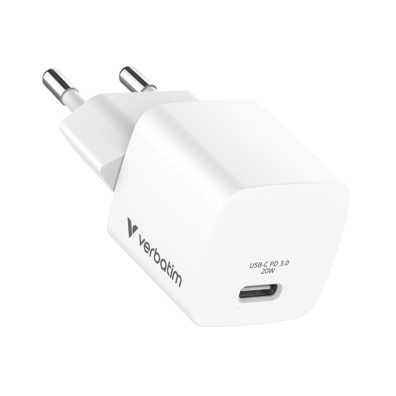 Verbatim 32395 chargeur d'appareils mobiles Universel Blanc Secteur Charge rapide Intérieure
