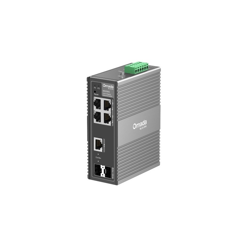 TP-Link Omada IES206G commutateur réseau Géré Gigabit Ethernet (10 100 1000) Noir