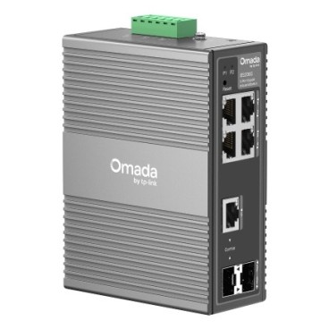 TP-Link Omada IES206G commutateur réseau Géré Gigabit Ethernet (10 100 1000) Noir