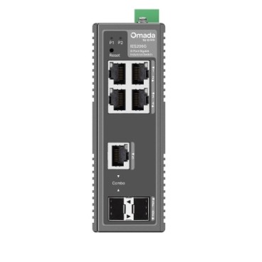 TP-Link Omada IES206G commutateur réseau Géré Gigabit Ethernet (10 100 1000) Noir
