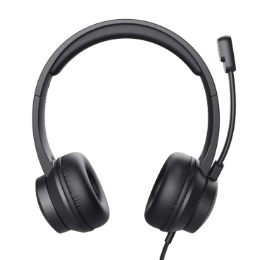 Trust HS-201 Casque Avec fil Arceau Bureau Centre d'appels USB Type-A Noir