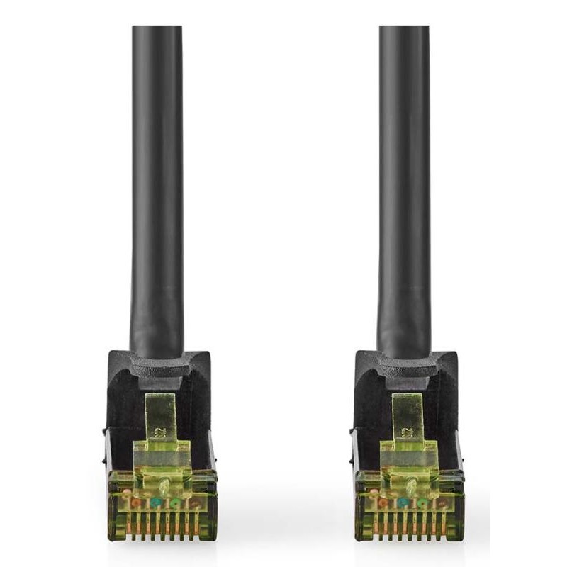 CABLE RJ45 CAT-7 S/FTP  MALE -MALE 15M NOIR