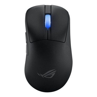 ASUS ROG Keris II Ace Wireless AimPoint Black souris Gaming Droitier RF Wireless + Bluetooth + USB Type-A Optique 42000 DPI