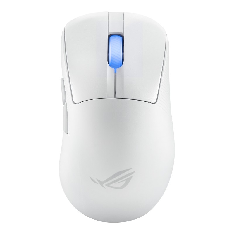 ASUS ROG Keris II Ace Wireless AimPoint White souris Gaming Droitier RF Wireless + Bluetooth + USB Type-A Optique 42000 DPI
