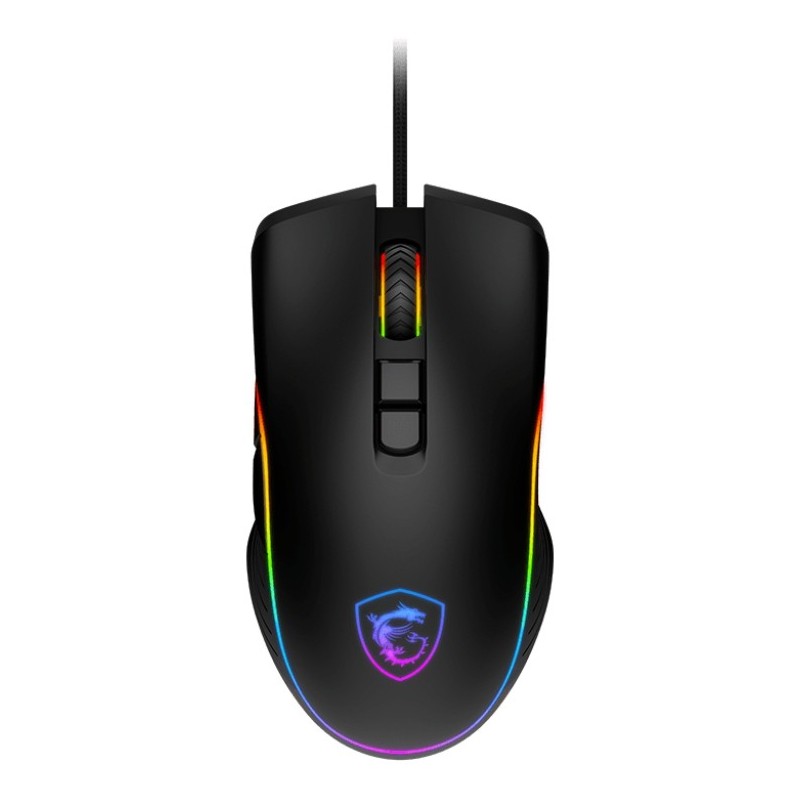 MSI FORGE GM300 souris Gaming Ambidextre USB Type-A Optique 7200 DPI