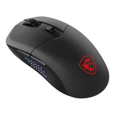 MSI VERSA 300 ELITE WIRELESS souris Gaming Droitier RF Wireless + Bluetooth + USB Type-C Optique 26000 DPI