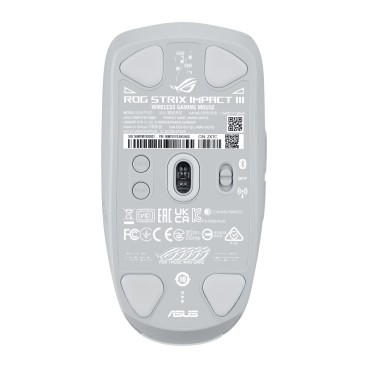 ASUS ROG Strix Impact III Wireless souris Gaming Ambidextre RF sans fil + Bluetooth Optique 36000 DPI