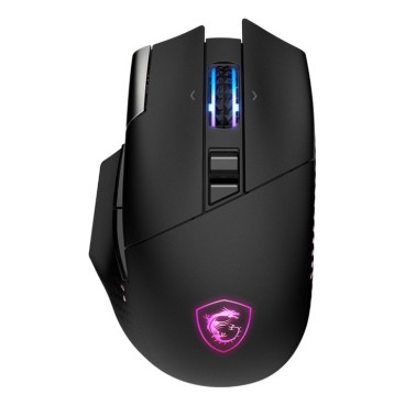 MSI S12-4301370-CLA souris Gaming Droitier RF Wireless + Bluetooth + USB Type-A Optique 26000 DPI