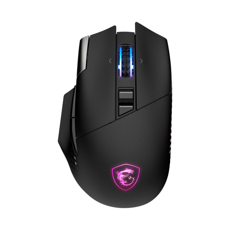 MSI S12-4301370-CLA souris Gaming Droitier RF Wireless + Bluetooth + USB Type-A Optique 26000 DPI