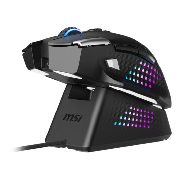 MSI S12-4301370-CLA souris Gaming Droitier RF Wireless + Bluetooth + USB Type-A Optique 26000 DPI