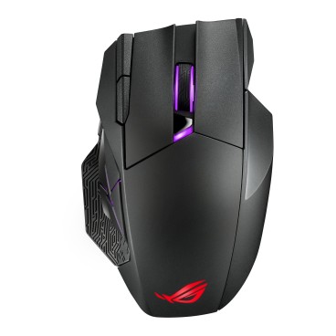 ASUS ROG Spatha X souris Gaming Droitier RF Wireless + USB Type-C Optique 19000 DPI