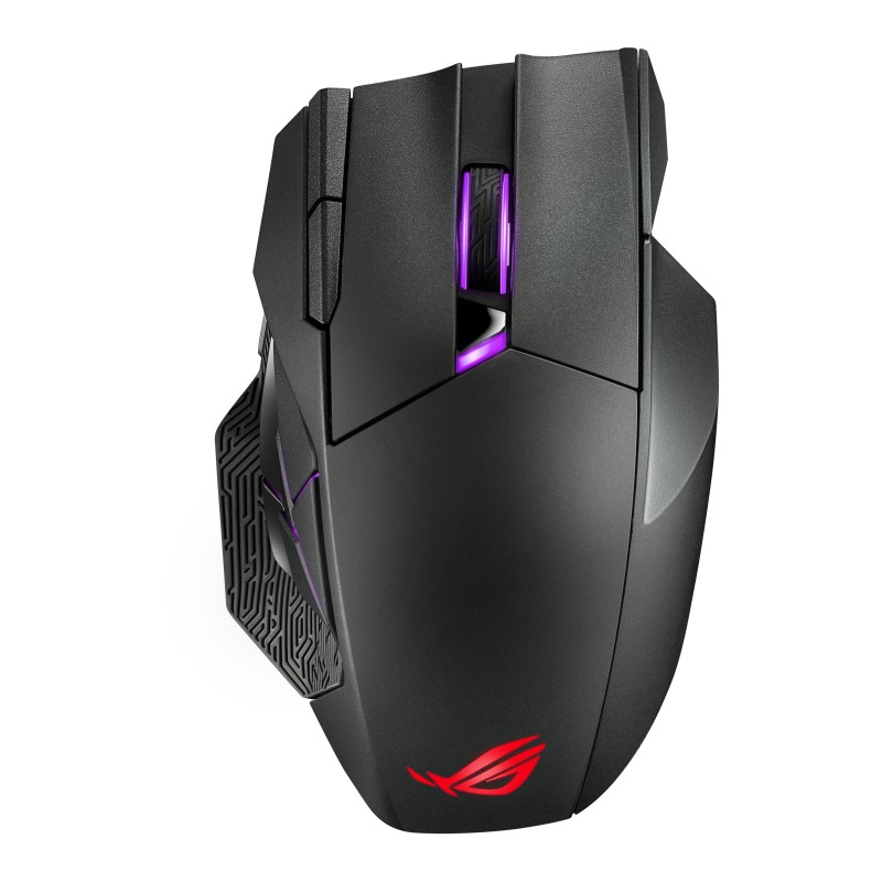 ASUS ROG Spatha X souris Gaming Droitier RF Wireless + USB Type-C Optique 19000 DPI