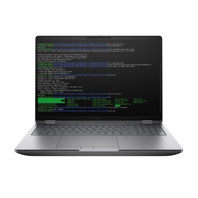 HP ZBook Fury G1i Mobile Workstation Intel Core Ultra 7 255HX Station de travail mobile 40,6 cm (16") WUXGA 32 Go DDR5-SDRAM 1