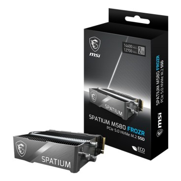 MSI SPATIUM M580 PCIe 5.0 NVMe M.2 FROZR 4TB 4 To PCI Express 5.0 3D NAND