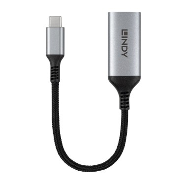 Lindy 43428 câble vidéo et adaptateur 0,15 m USB Type-C HDMI Gris