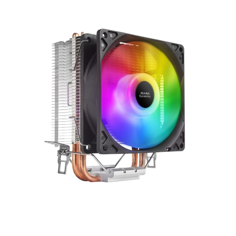 Mars Gaming MCPUARGB système de refroidissement d’ordinateur Processeur Refroidisseur 9 cm Noir 1 pièce(s)