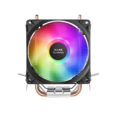 Mars Gaming MCPUARGB système de refroidissement d’ordinateur Processeur Refroidisseur 9 cm Noir 1 pièce(s)