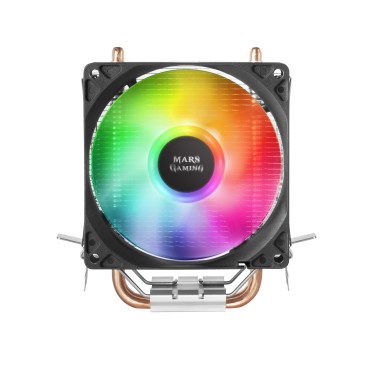 Mars Gaming MCPUARGB système de refroidissement d’ordinateur Processeur Refroidisseur 9 cm Noir 1 pièce(s)
