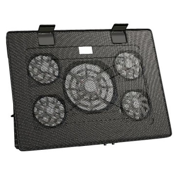 Mars Gaming MNBC2 système de refroidissement pour ordinateurs portables 43,9 cm (17.3") 2000 tr min Noir