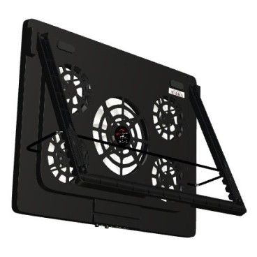 Mars Gaming MNBC2 système de refroidissement pour ordinateurs portables 43,9 cm (17.3") 2000 tr min Noir