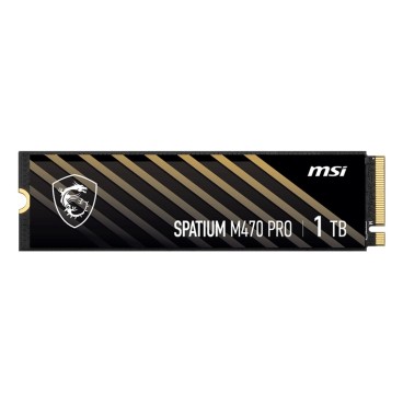 MSI Spatium M470 PRO PCIe 4.0 NVMe M.2 1TB 1 To PCI Express 4.0 3D NAND