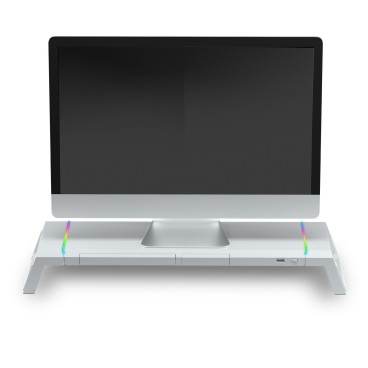 Mars Gaming MGSONEW support d'écran plat pour bureau Blanc