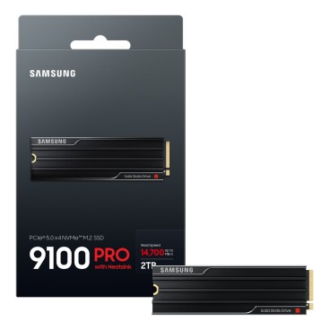 Samsung 9100 PRO Heatsink PCIe® 5.0 NVMe™ M.2 SSD - 2 TB