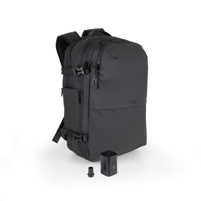 TooQ Sac À Dos De Voyage Avec Système De Compression Sous Vide Avec Pompe À Air