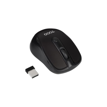 TooQ TQMW-1103-B souris Universel Ambidextre RF sans fil Optique 1600 DPI